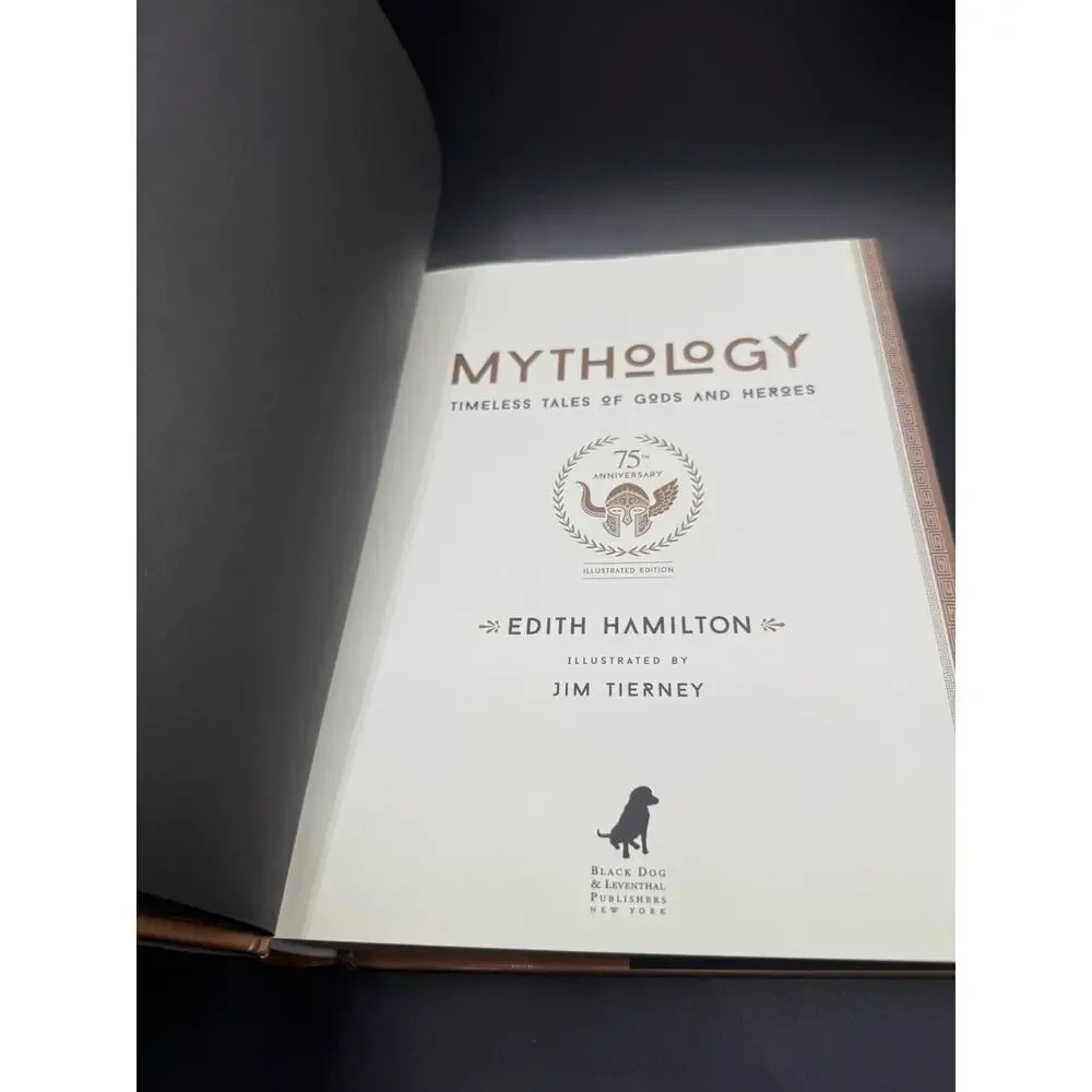 Mythology: Timeless Tales Of Gods And Heroes Hardcover DJ EUC
